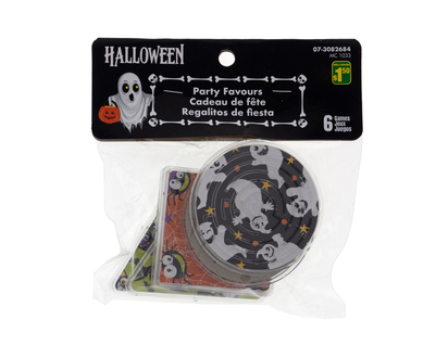 Halloween-Assortment Of Game Sets, 4pc