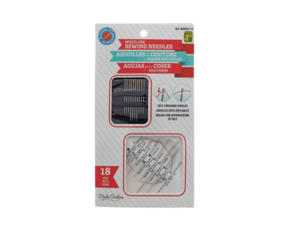 Multi-Use Sewing Needles, 18pc - 18ct