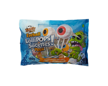 Halloween-Eyeball Shaped Lollipops, 42pc - 32pk x 10g
