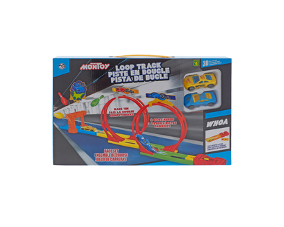 Car w/Two Looping Tracks Set