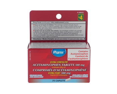 Extra Strength Acetaminophen, 75pc - 75ct