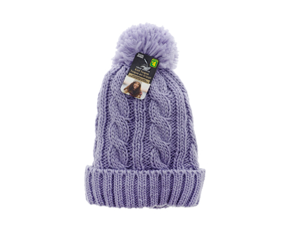 Girls' Knitted Hat W/ Sherpa Lining - CUSTOM