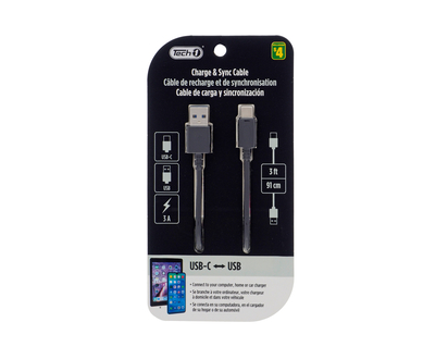 Câble USB type C - 3pi