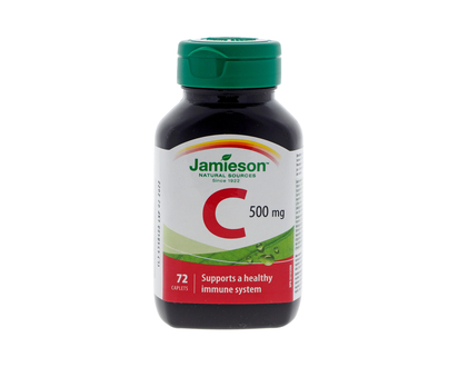 JAMIESON Vitamin C -500mg -65 Caplets - 65ct,500mg