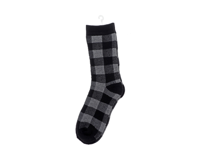 Cushioned Plaid Socks