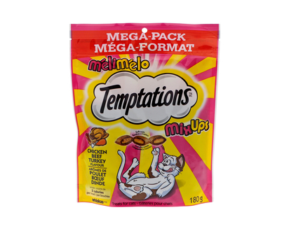 WHISKAS Temptations Mix Ups Meaty Treat - 180g
