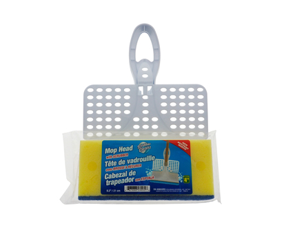 Sponge Mop Head With Scrubber