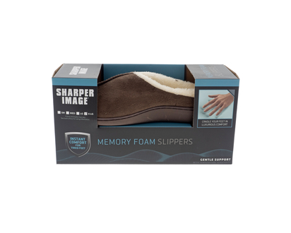 Men Slipper W/memory Foam Insole - S, M, L, XL