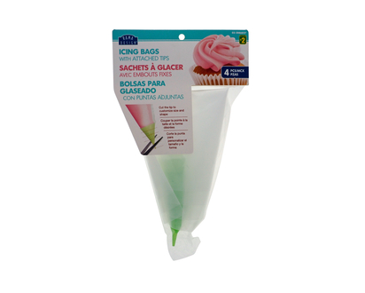 Icing Bag, 4pc - 4 Pk