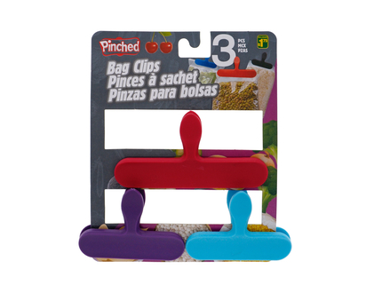 Plastic Bag Clip, 3pc - 3 Pk
