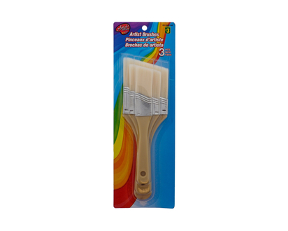 Artist's Brush Set, 3pc - 3pcs