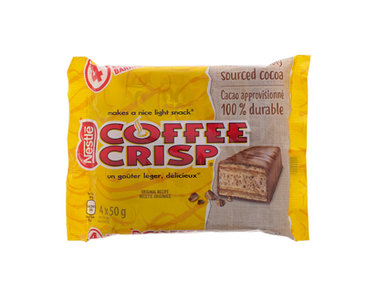 Coffee Crisp Chocolate Bar, 4 Pack - 4pkx50g