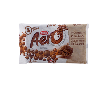 AERO MILK  Chocolate Bar, 4 Pack - 4 Pk  x 42g