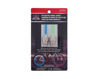LED Colored Bicycle Wheel Lights, 2pc - 2pk