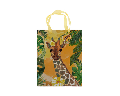 Grand sac cadeau motif flamant/unicorne - 26cmx32cmx12cm