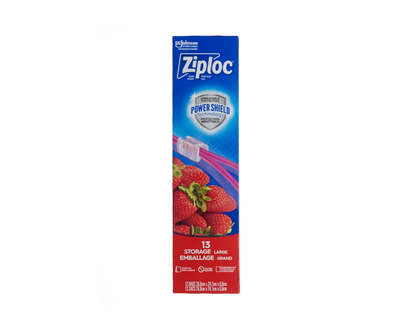 Ziploc Slider 13count Large Storage Bags - 26.8x24.1x6.6cm