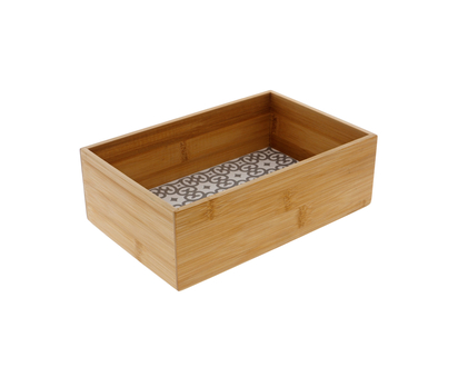 Organisateur à tiroir bambou - 23cmx15cmx7.5cm