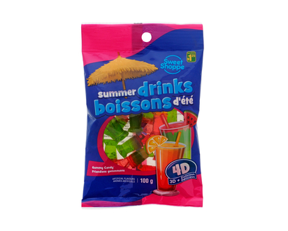 4D Gummy Summer Drinks - 100g