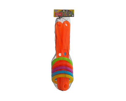 Plastic Ring Toss Game In Net Bag