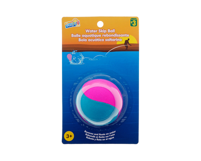 Balle rebondissante sur l'eau
