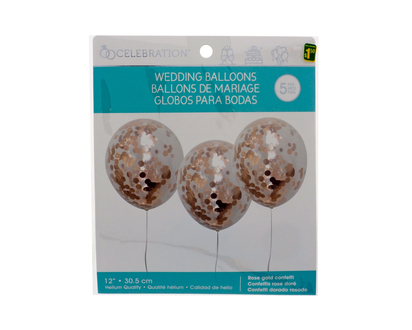 Confetti Balloons for Bachelorette, 5pc - 5pk