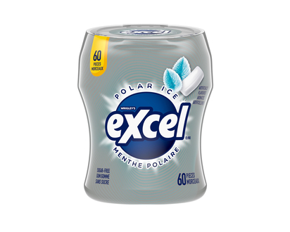EXCEL Polar Ice Gum Bottle - 60ct