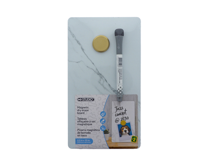 Marble Dry Erase Board - 25.4 X 13.9 CM
