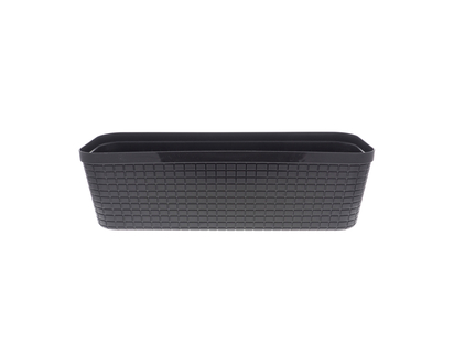 Rect Balcony Planter With Block Pattern - 49.3 W X 17 X 14.5 H CM