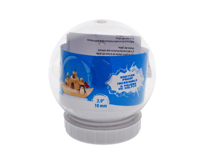 Plastic Create Your Own 100mm Snow Globe - 10cmx10cmx10.3cm