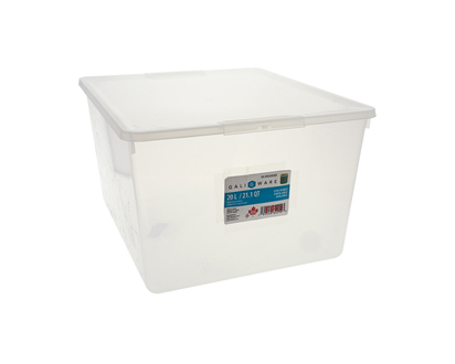 Rectangular 20 L plastic storage box - 20 L