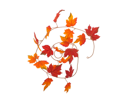 Thanksgiving-Long Maple Leaves Garland - 6'/183 CM