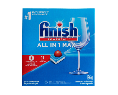 All in 1 Max Dishwasher Tabs, 11 Pack - 196g