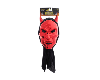 Hallowee-Devil Mask With Hood - 18cmx27.5cm
