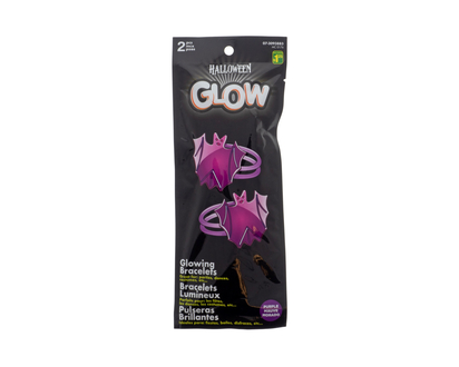 Hween-Glow In The Dark Bracelets, 2pc - 2pk