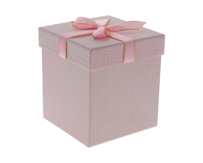 Large Embossed Square Gift Box - Large