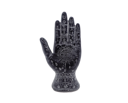 Halloween-Polyresin Palmistry Hand Decor - 9.3cmx18cmx5cm