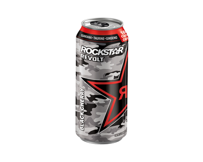 ROCKSTAR REVOLT BlackCherry Energy Drink - 473 mL