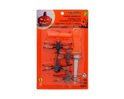 Haloween-Decorate Your Pumpkin Kit, 6pc - 6pcs
