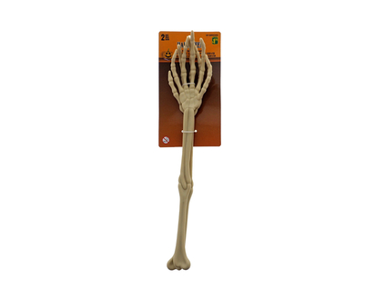 Halloween-Plastic Skeleton Serving Hands - 2pk