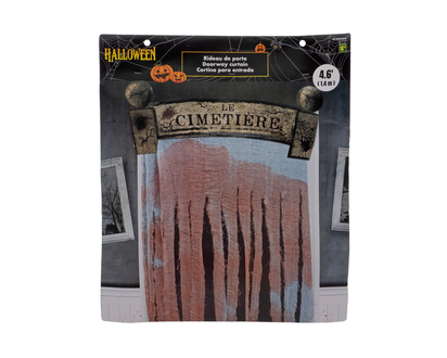 Halloween-Doorway Curtain With Sign - 93cmx136cm
