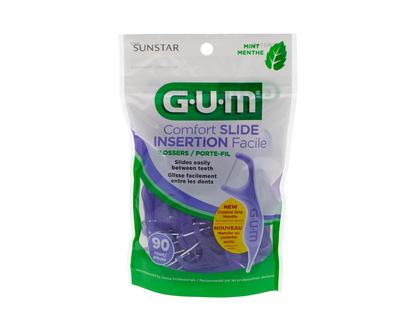 G.U.M. Comfort Slide Flossers, 90 Pack - 90ct