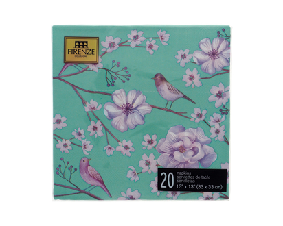 Floral Printed Luncheon Napkins, 20pc - 20ct