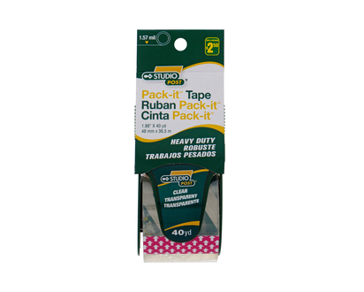 Heavy Duty Pack-it Tape With Dispenser - 48mmx36.5m