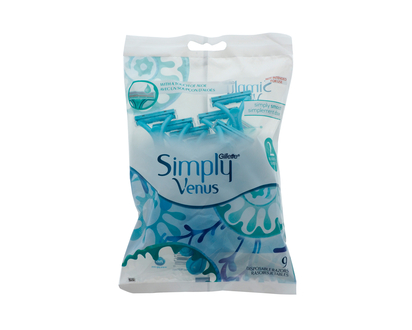 SIMPLEVENUS WomenDispos. Razors, 9 Pack - 9pk