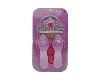 Princess Shoes And Crown Set