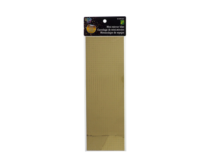 Mini Adhesive Mirror Tiles - 29.6cmx9.7cm