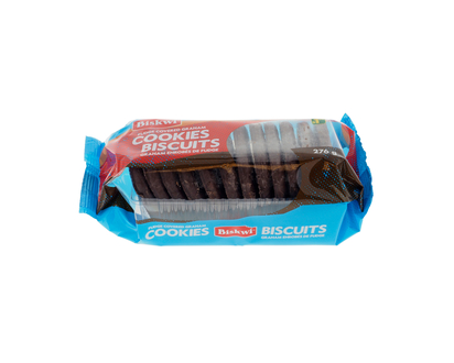 BISKWI Fudge Covered Graham Squares - 276g