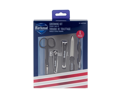 Grooming Travel Kit, 6pc - 6pcs