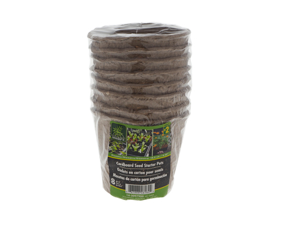 Cardboard Seeder Pot, 8pc - 8 pk