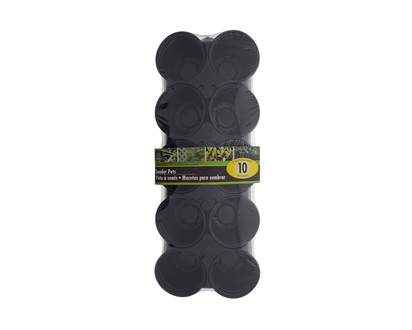 Seeder Pots With Tray, 10pc - 10 pcs